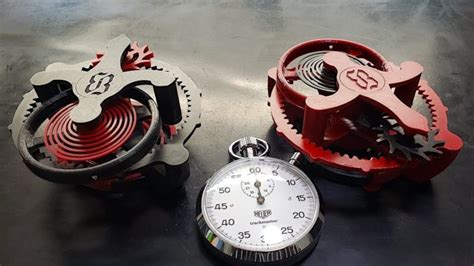 3d Printed Flying Tourbillon Mechanism Max Run Time - 3d Put