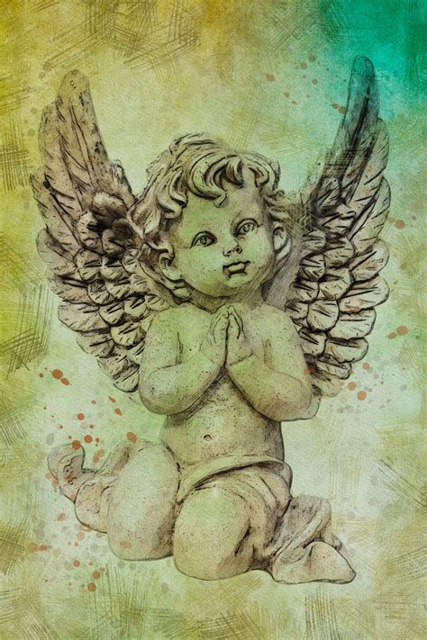 Angel, Cherub Vintage Illustration Free Stock Photo - Public Domain Pictures