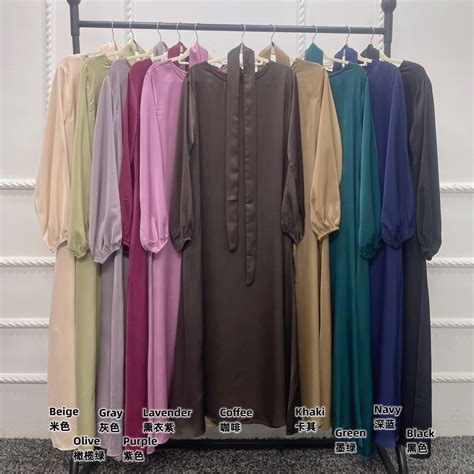 Loriya 2023 Islamic Clothing New Ladies Abaya Designs Turkey Muslim Closed Satin Abaya Modest ...