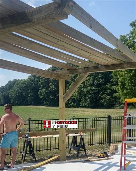 2 Post Pergola – DIY Project | MyOutdoorPlans