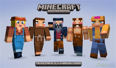 Skin Pack 3 for Minecraft: Xbox 360 Edition Announced!