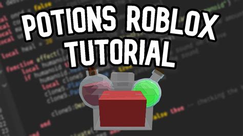 Roblox Potion Tutorial - YouTube