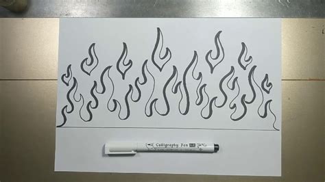 How to draw FLAMES in 5 minutes - YouTube