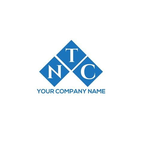 NTC letter logo design on white background. NTC creative initials letter logo concept. NTC ...