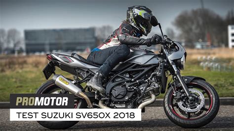 Suzuki SV650X Cafe Racer - FULL TEST Promotor - YouTube