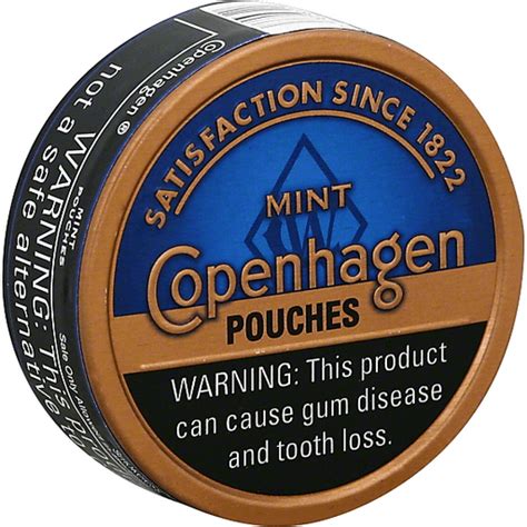 Copenhagen Smokeless Tobacco, Mint, Pouches | Tobacco | Market Basket