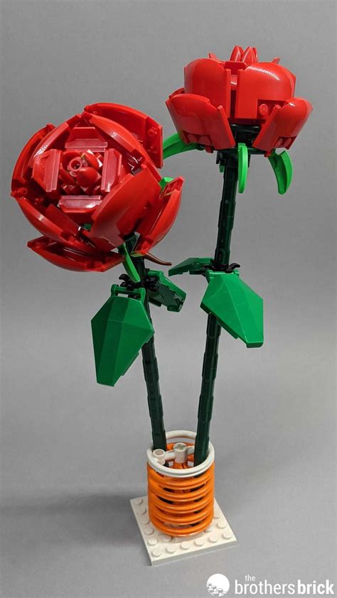 Botanical Boosters - Roses and Tulips join the LEGO flower arrangement ...