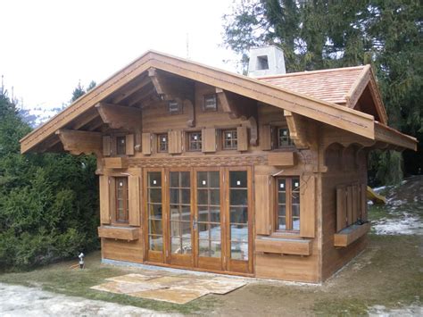 Wonderful just-built Swiss chalet. | Swiss Chalet-style | Pinterest