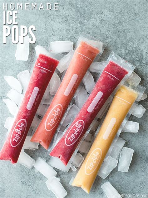 Homemade Ice Pops | 100% fruit and sugar free ice pops (+ Video)