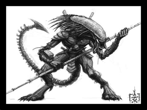 Predator-Alien Hybrid by VegasMike on DeviantArt