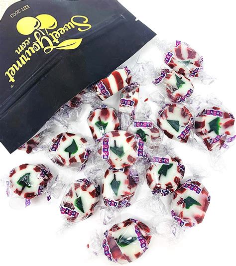 SweetGourmet Christmas Tree Peppermint Nougats | Wrapped Bulk Seasonal Candy | 2 Pounds ...