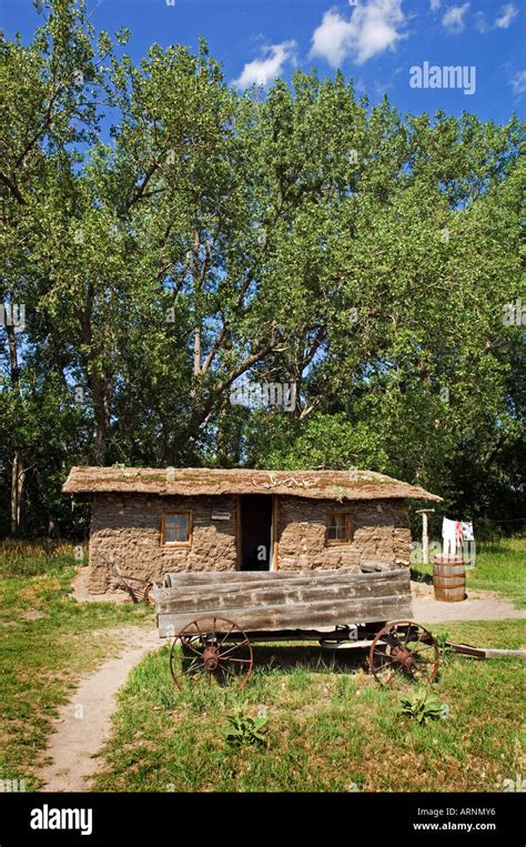 Sod House Museum in Gothenburg Nebraska Stock Photo - Alamy