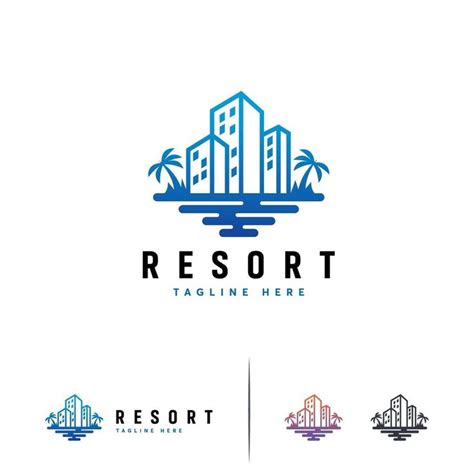 Hotel and Resort logo template, Building logo designs, Travel logo ...