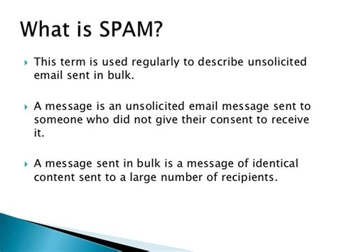 What is spam