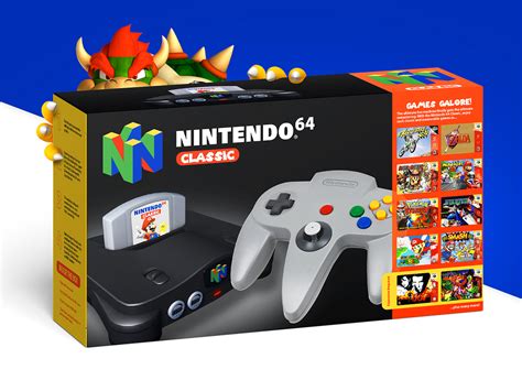 Nintendo 64 Classic Console Packaging by Christopher Stoney on Dribbble