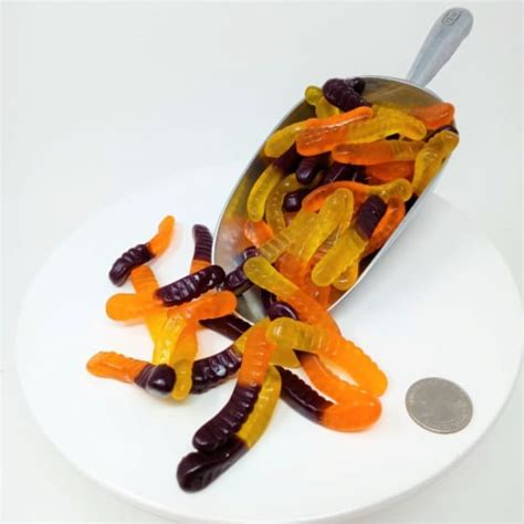 Gummi Worms Fall mini gummy worms Autumn Halloween candy 5 pounds, 5 pounds - Ralphs