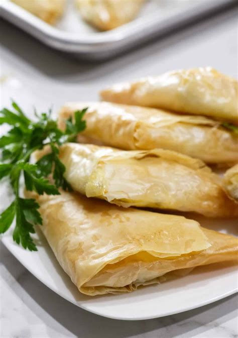 Greek Cheese Triangle Pies (Tiropita) - Savor the Best