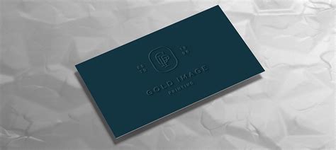 Embossed Business Cards | Embossed Business Card | Gold Image Printing