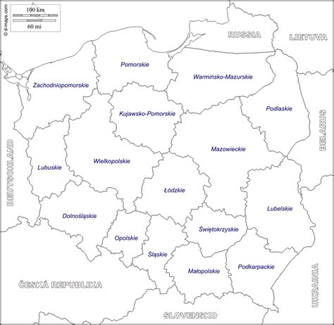 Map of the regions of Poland Source:... | Download Scientific Diagram