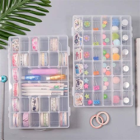 36 GRID COMPARTMENT PLASTIC STORAGE CONTAINERS – NRBmart