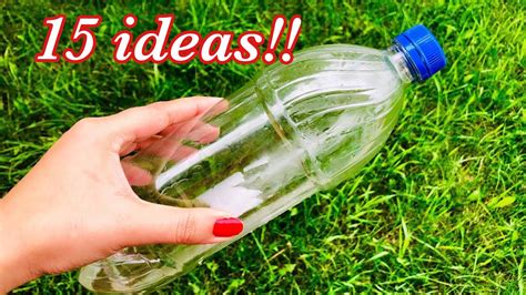 15 creative plastic bottle craft ideas !! How to reuse waste plastic bottles at home - YouTube