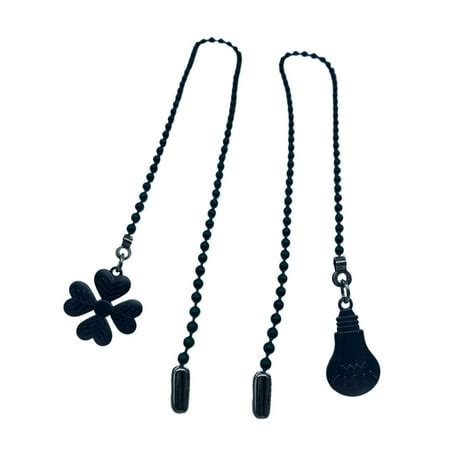 Fan Pull Chain Extender Beaded Light Extension Chains Ceiling Fan Pull Chain Black | Walmart Canada