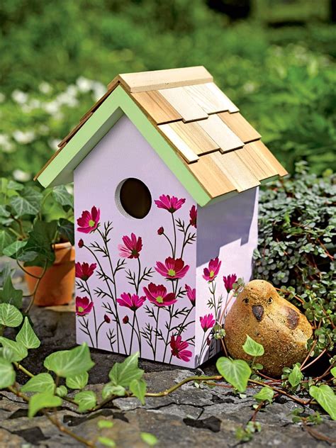 Best 96 Painted Birdhouse Ideas images on Pinterest | Birdhouse ideas, Birdhouses and Bird feeders