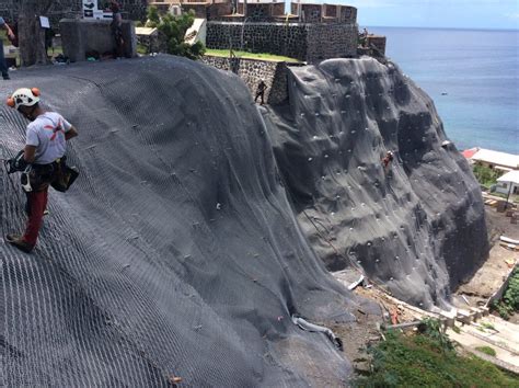 Cliff reinforcement and erosion protection | Acrobat X