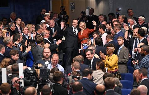 Truss Faces Protests During Speech at Her Party’s Conference - The New ...