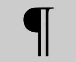 Pilcrow Symbol