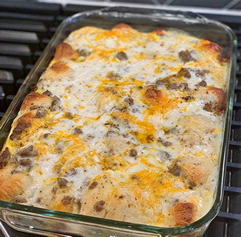 Sausage Egg And Cheese Biscuit Casserole Recipe | Besto Blog