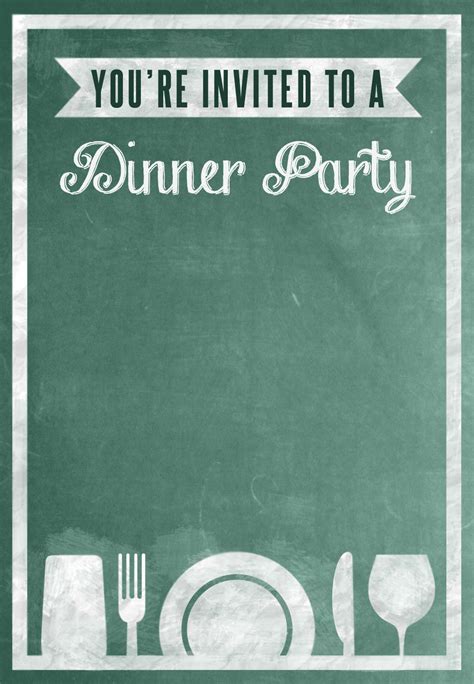 Dinner Invitations Templates