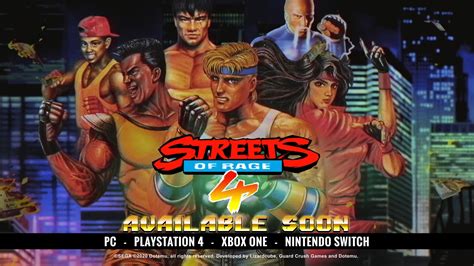 Streets Of Rage 4 Clarifies Release Date With New Inclusions At Launch