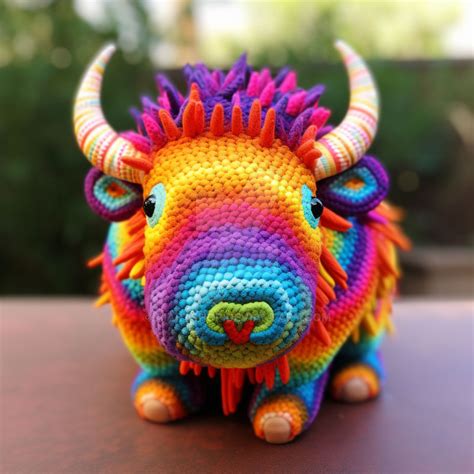 Cute Plush Buffalo by AiArtShop on DeviantArt