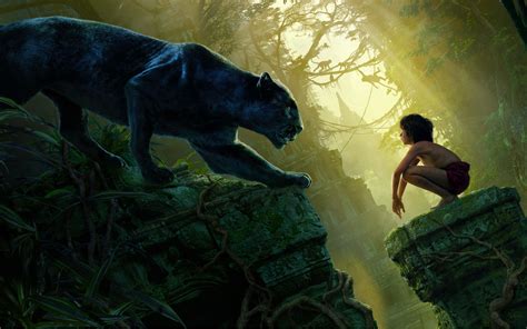 Mowgli Bagheera Black Panther The Jungle Book Wallpapers | HD Wallpapers | ID #16972