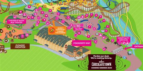 Map Of Hershey Park Area - Maping Resources