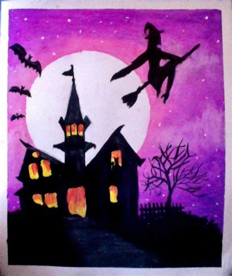 Haunted house painting