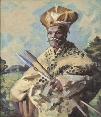 A Xhosa chief by George Mnyalaza Milwa Pemba on artnet