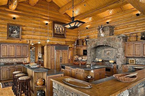 17 Amazing Log Cabin Kitchen Design To Inspire Your Home’s Look