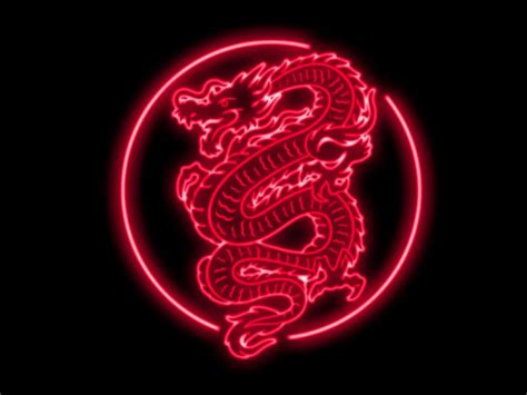 Neon Dragon Backgrounds