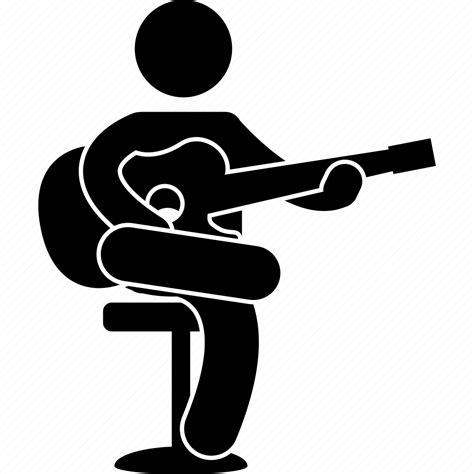 Guitar, guitarist, man, musician, person, playing, strumming icon - Download on Iconfinder