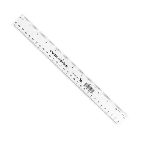 12 Inch Plastic Ruler - The Club Price