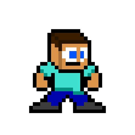 Steve Minecraft Pixel Art