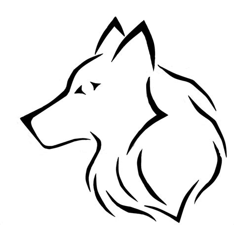 White Wolf Drawing | Free download on ClipArtMag