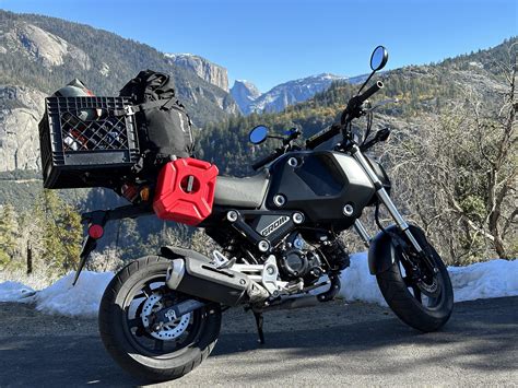 Winter camping at Yosemite : r/hondagrom