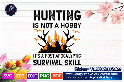 Hunting T Shirt Quotes Design Graphic by GraphicMind · Creative Fabrica