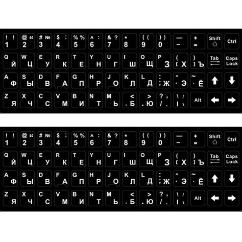 Russian Keyboard Stickers - Etsy