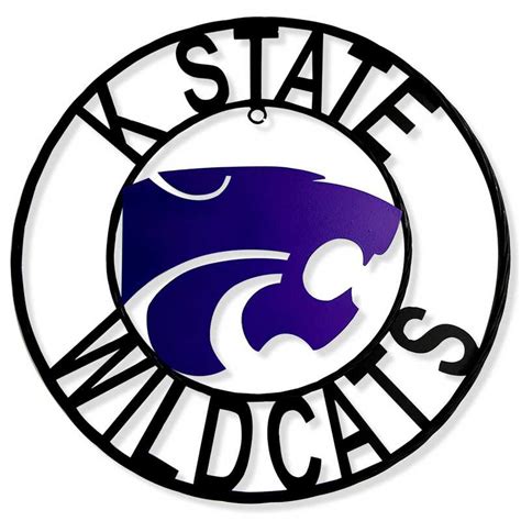 Kansas State Wildcats 18" Round Collegiate Sign