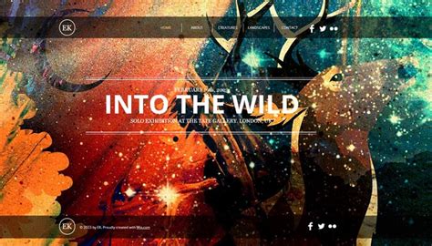 20 Beautiful Portfolio Website Templates for Artists - iDevie