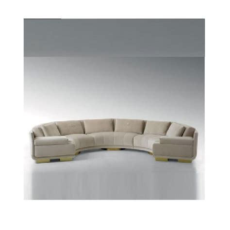 Modern Exclusive Velvet Sectional Sofa | Leather curved sofa, Modular sectional sofa, Couch design